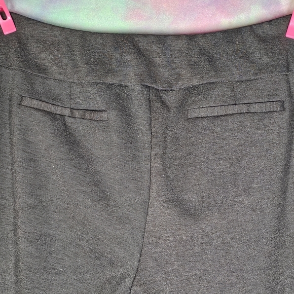 7th Avenue New York & Co Charcoal Grey Pull-On Bootcut Pants Size XL Tall - Picture 7 of 7